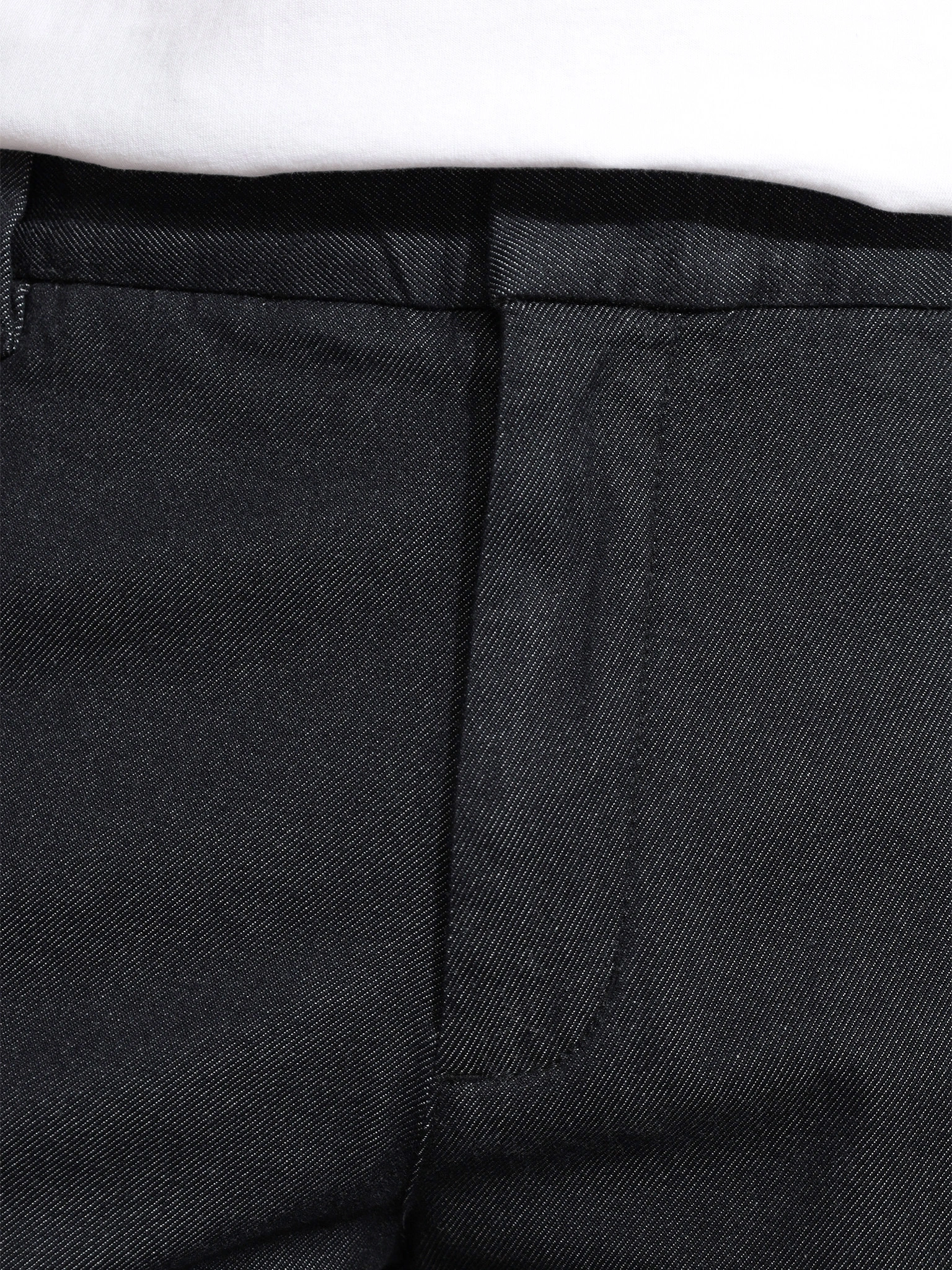 Брюки цвета графит из смесового хлопка